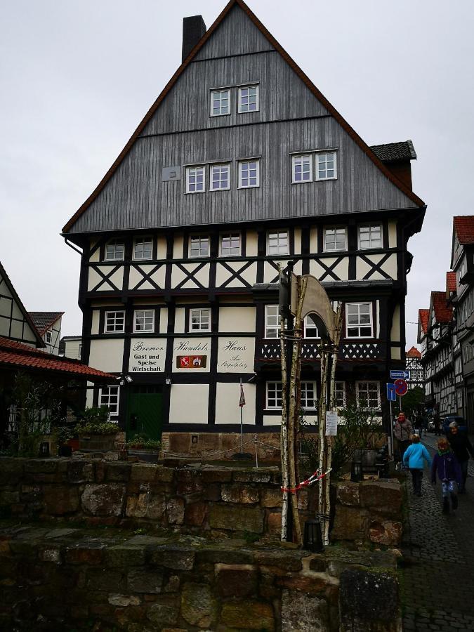 Bremer Handelshaus Fremdenzimmer 汉诺威-明登 外观 照片